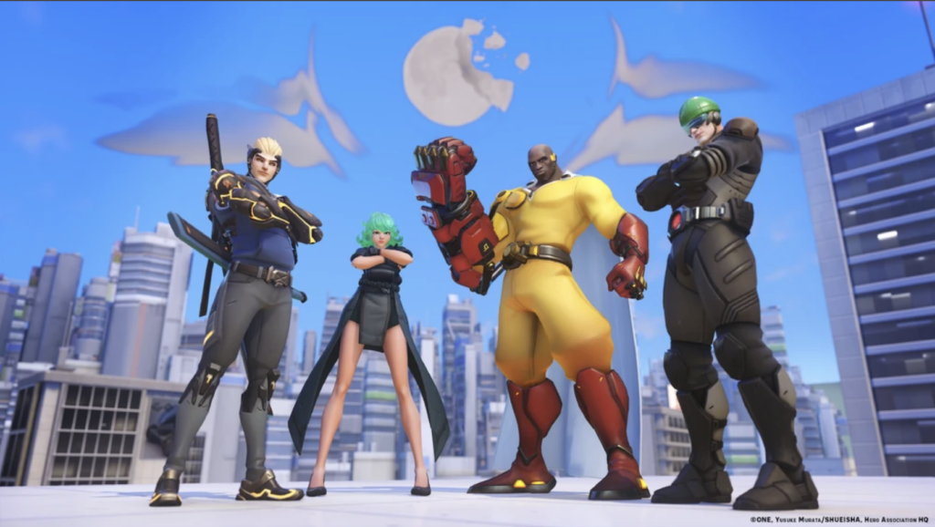 One punch man characters as overwatch 2 heros